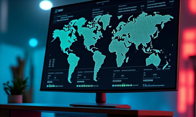Modern logistics analytics dashboard interface
